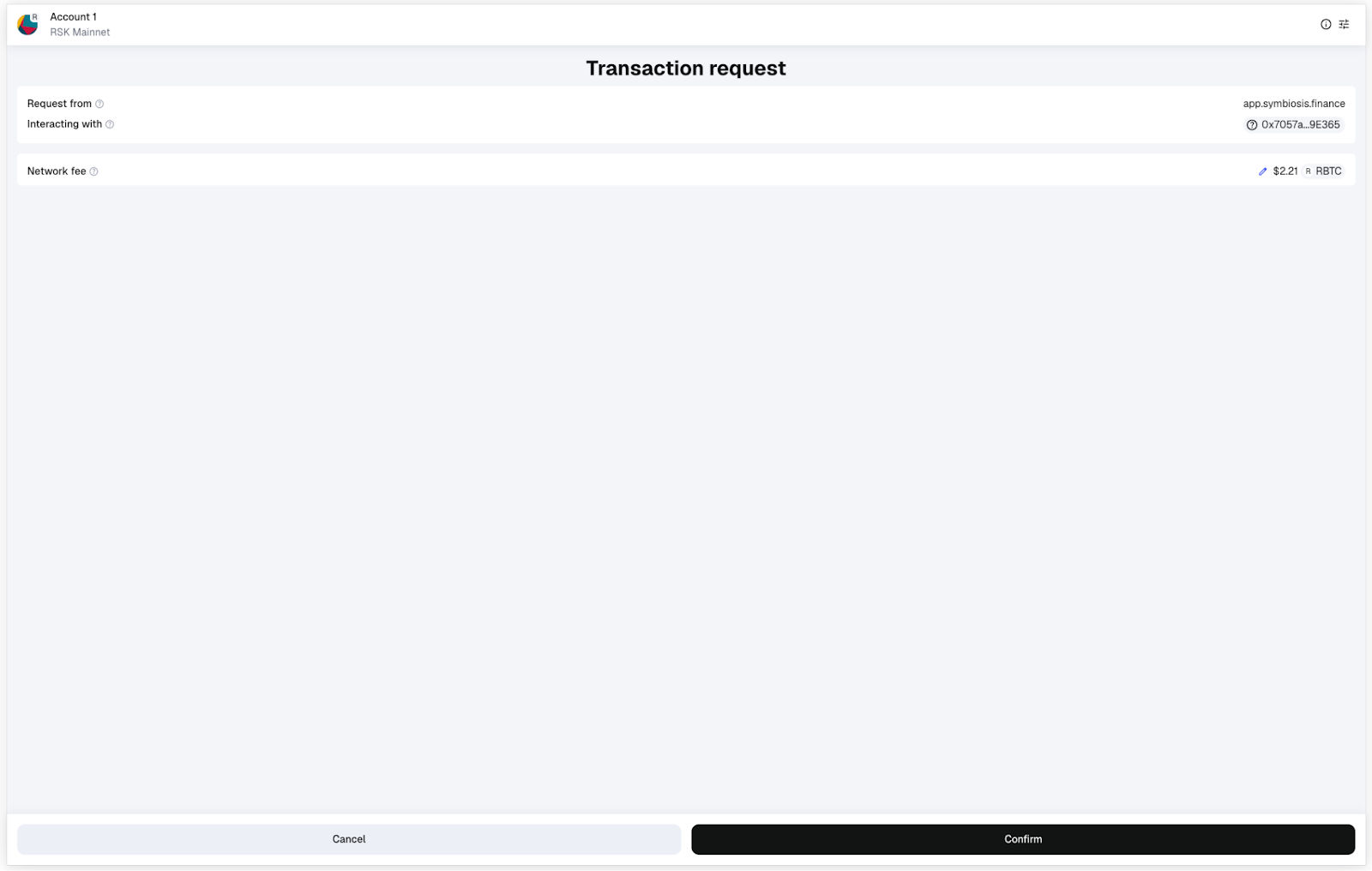 Confirm Swap Transaction
